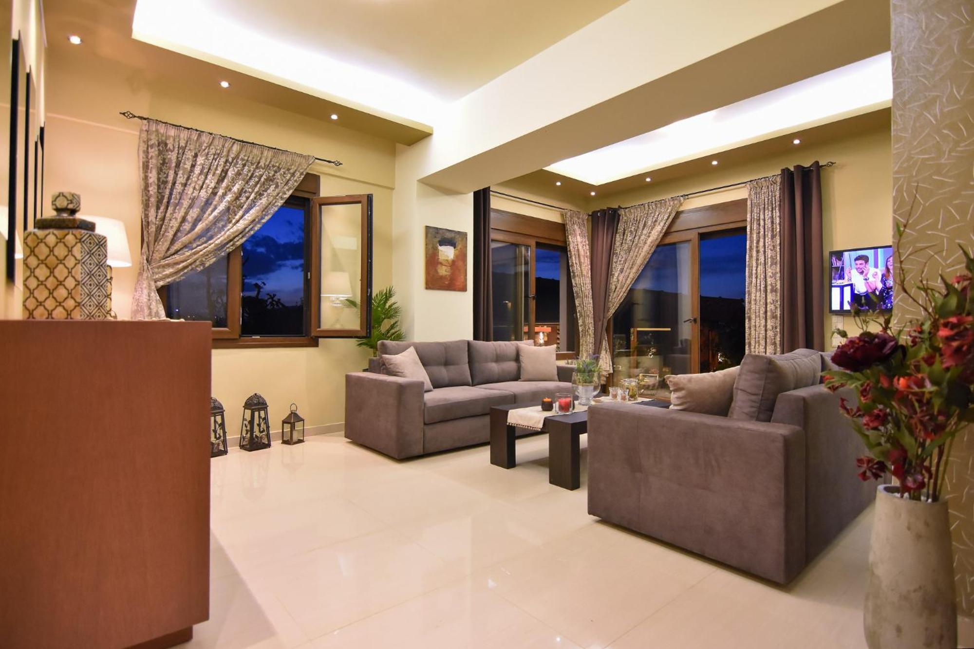 A Cozy Eco Villa By The Sea Gouves Exterior foto