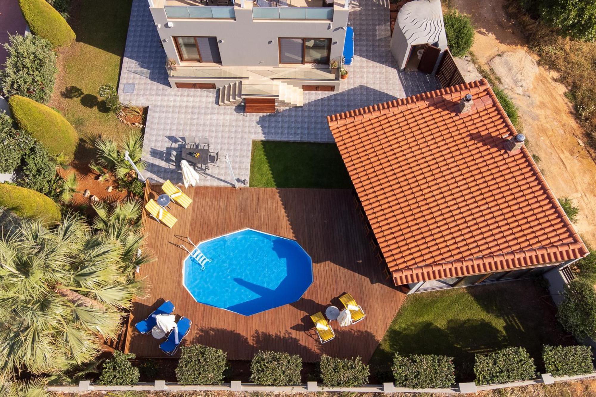 A Cozy Eco Villa By The Sea Gouves Exterior foto
