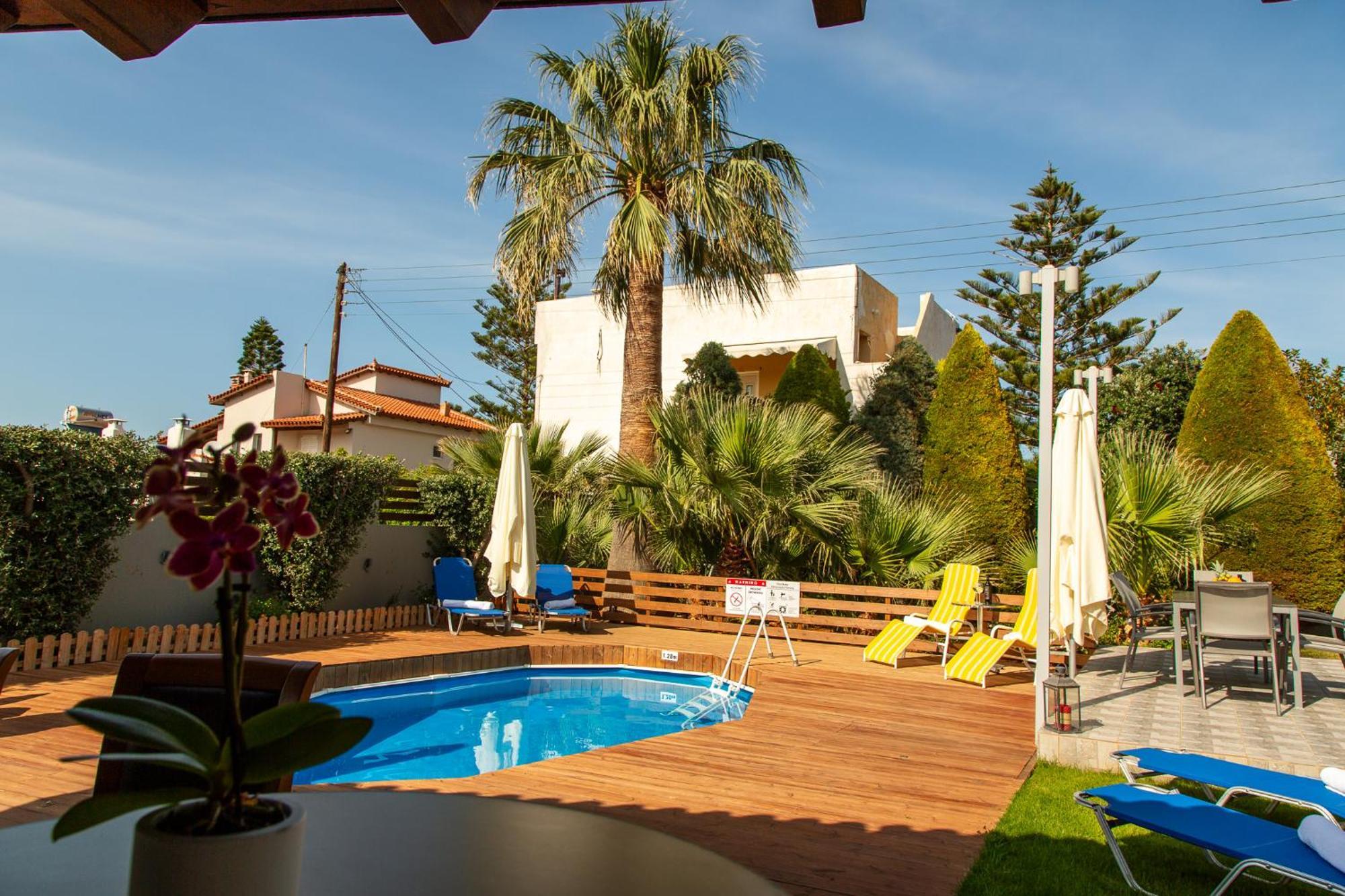 A Cozy Eco Villa By The Sea Gouves Exterior foto
